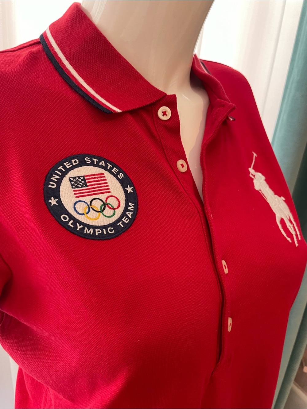Polo by Ralph Lauren Red USA Olympic Team Polo Shirt